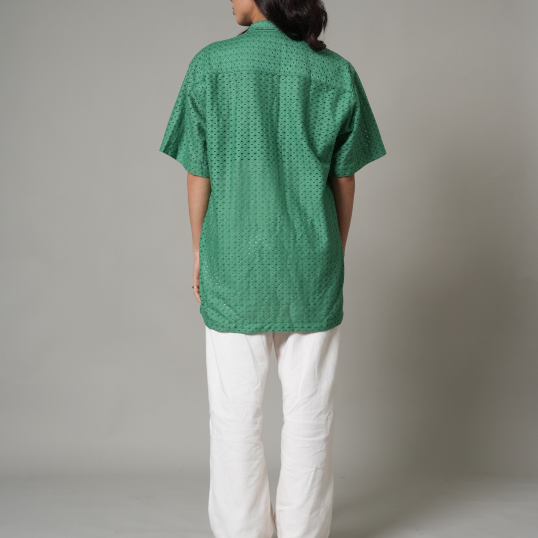 Crochet Green Shirt