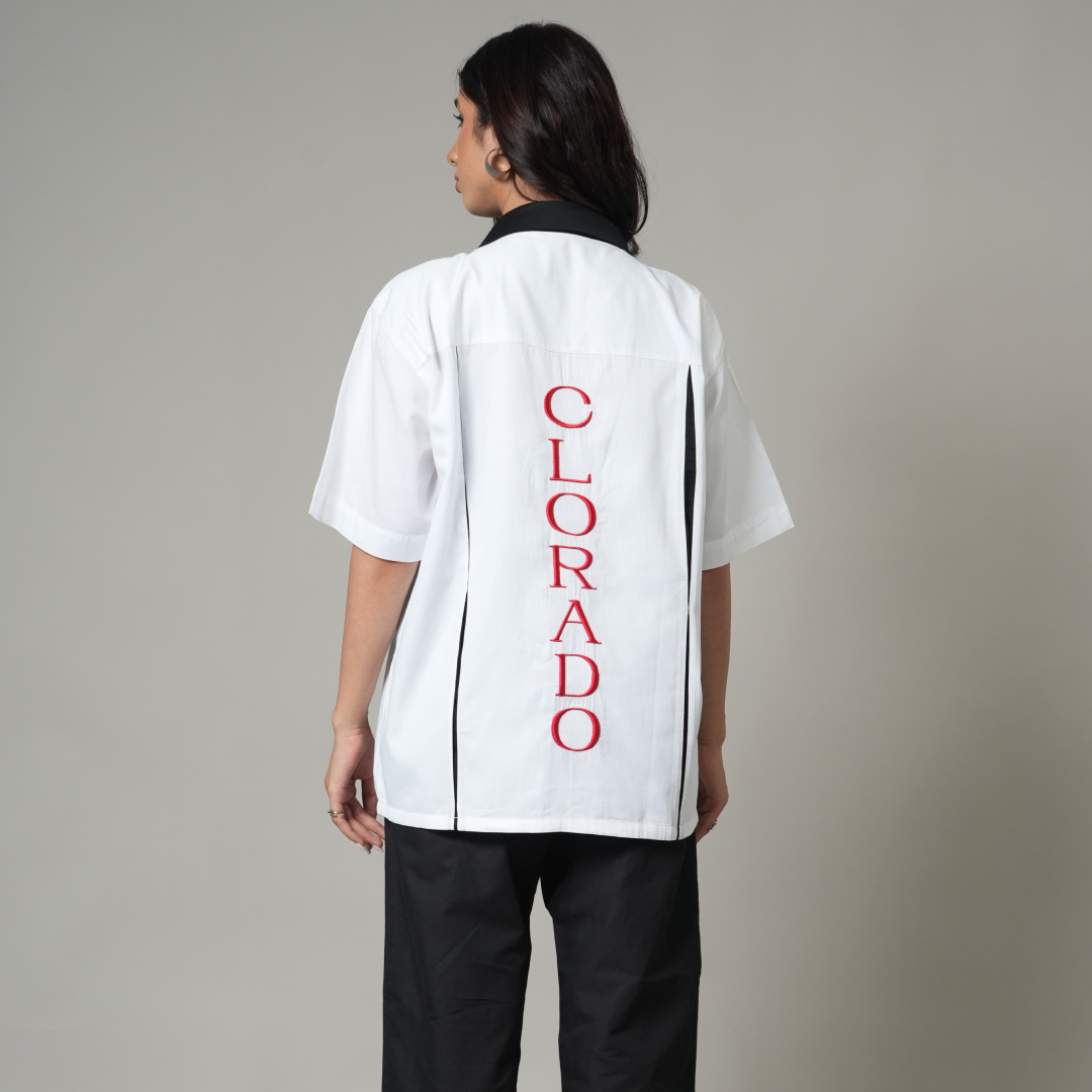 CR White Shirt, Embroidery