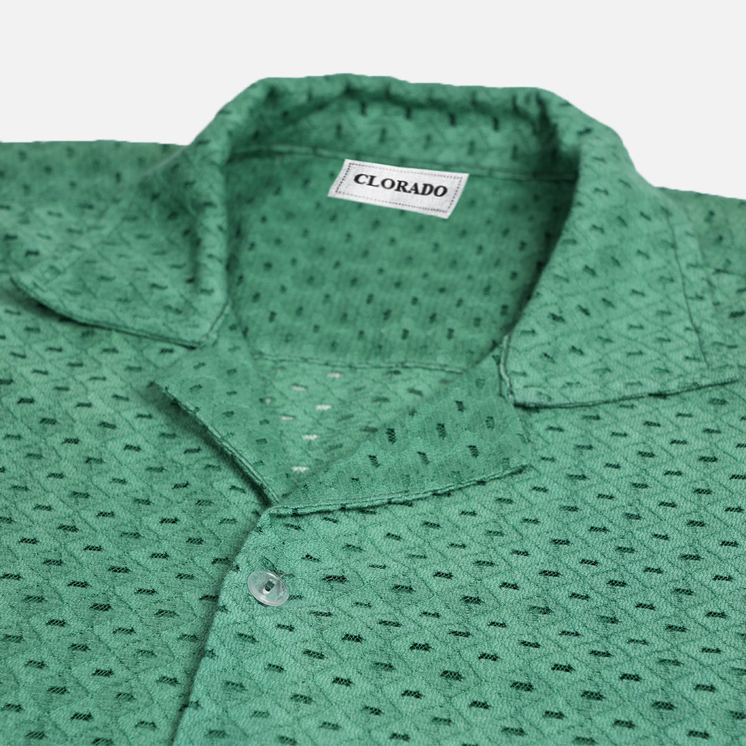 Crochet Green Shirt