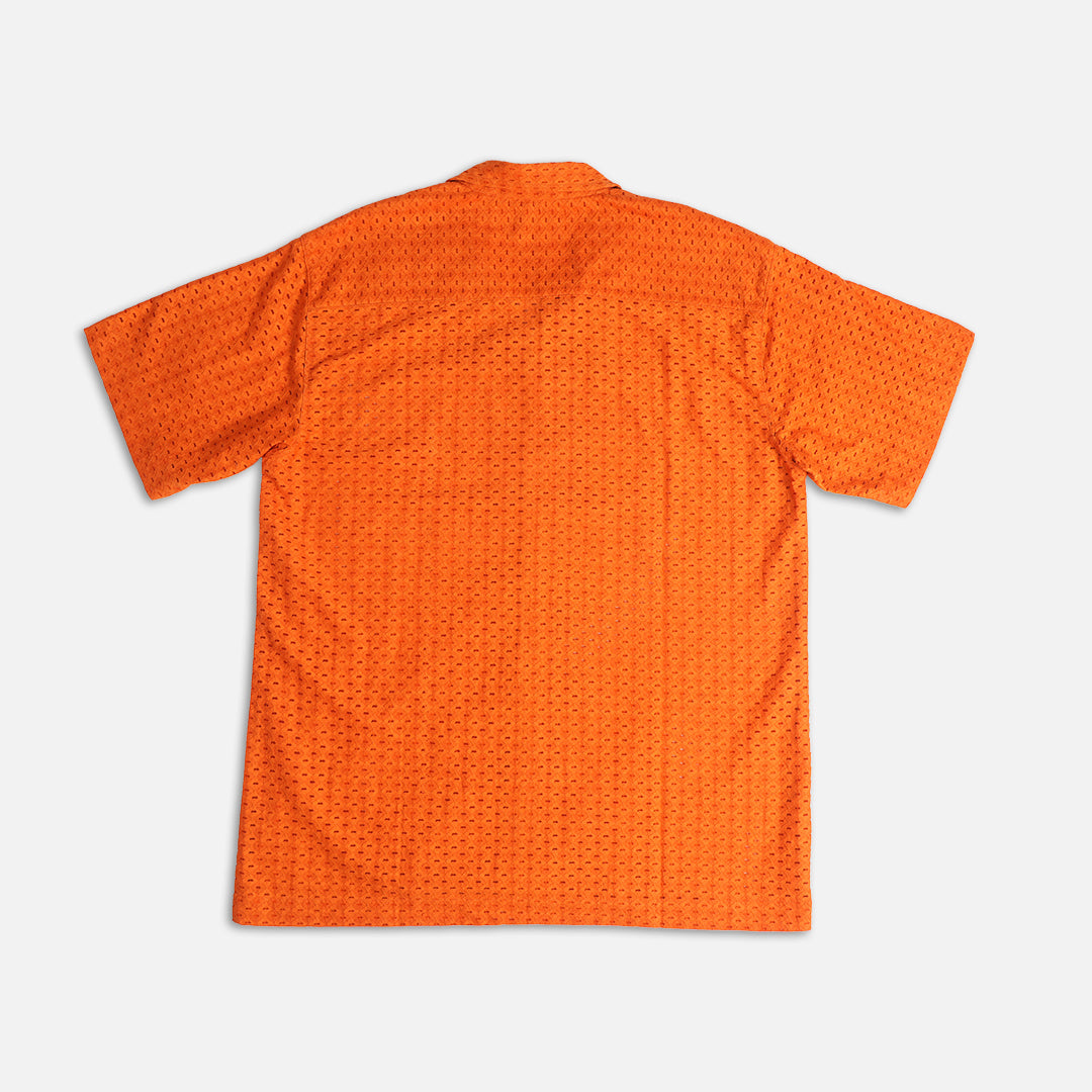 Crochet Orange Shirt