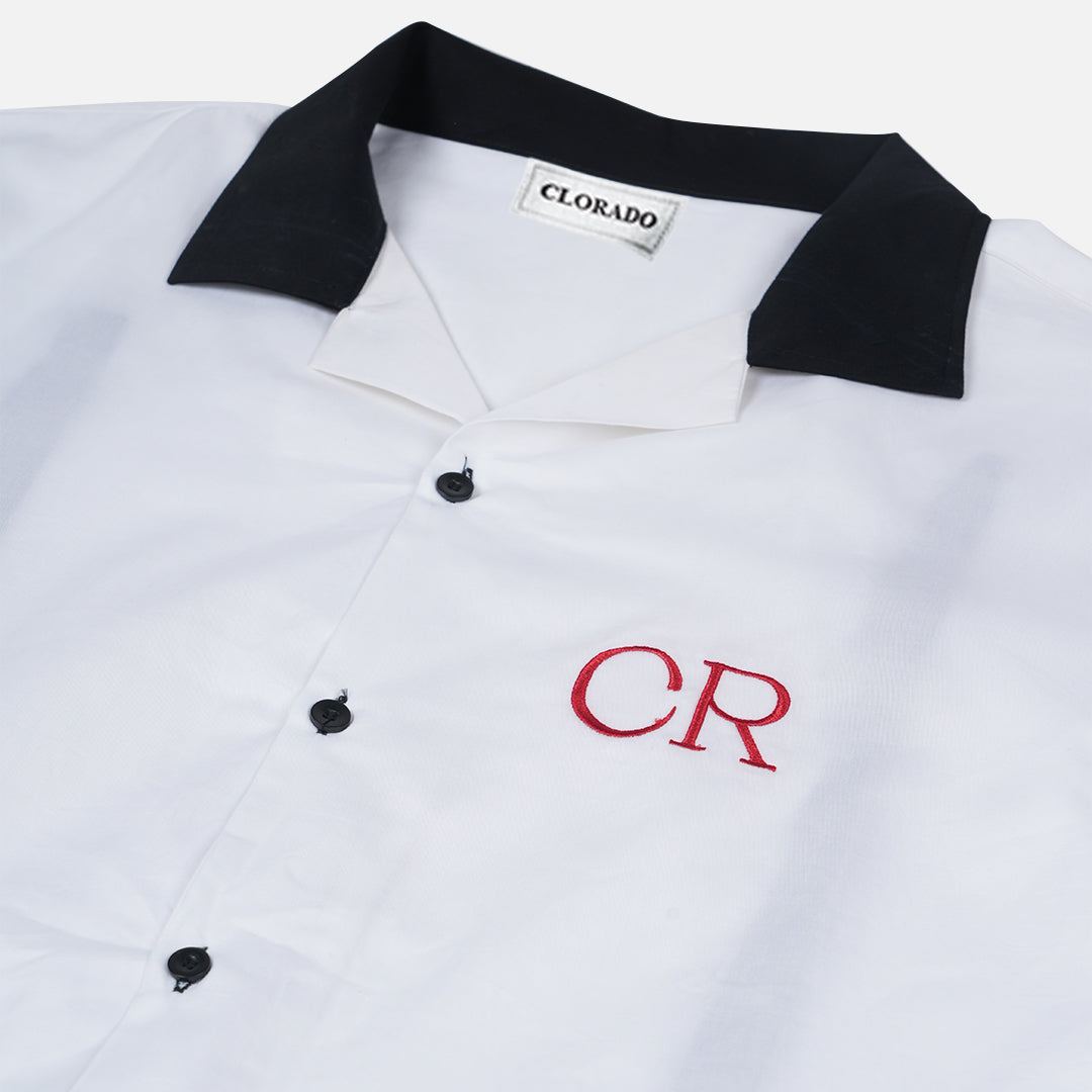 CR White Shirt, Embroidery