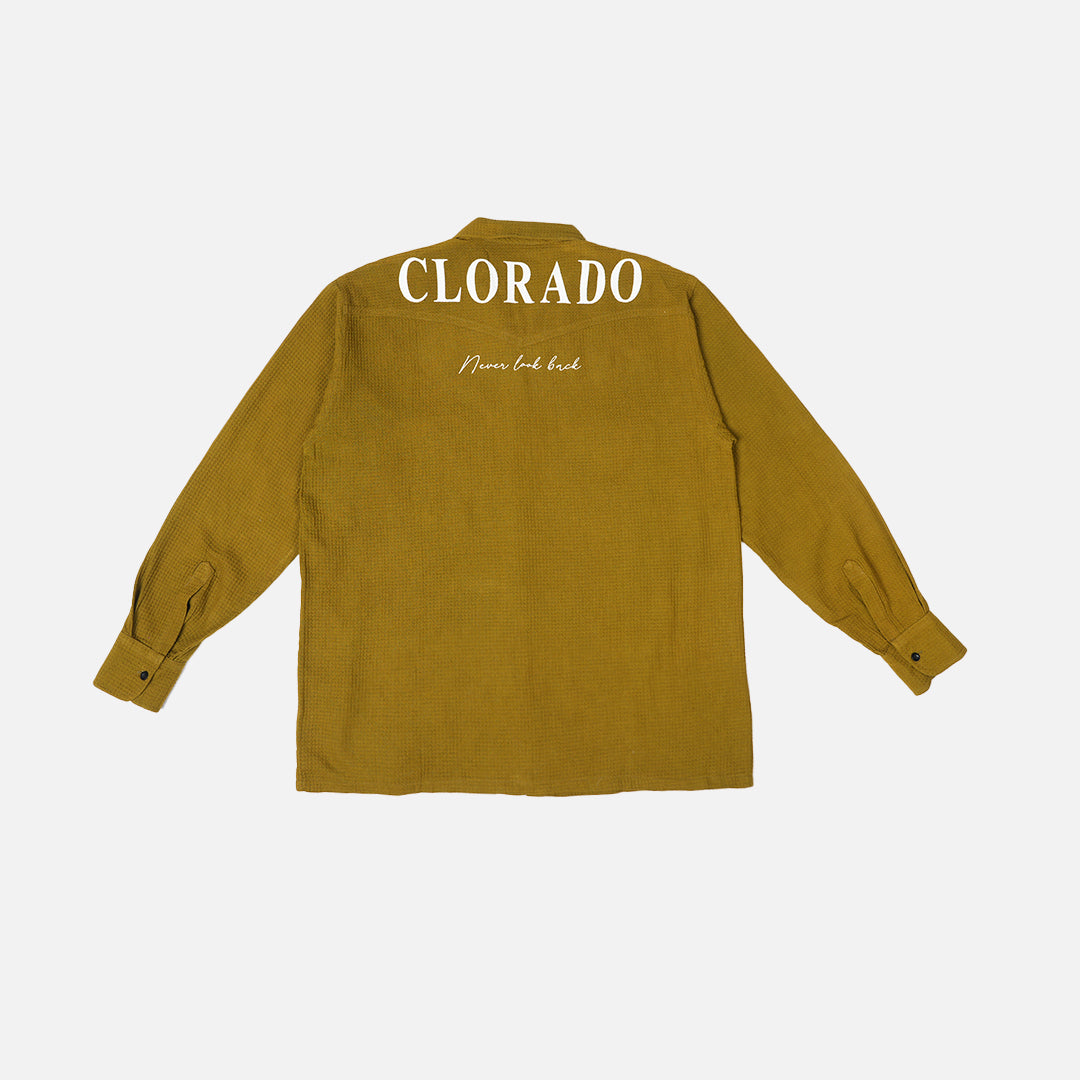 Green Waffle Shacket