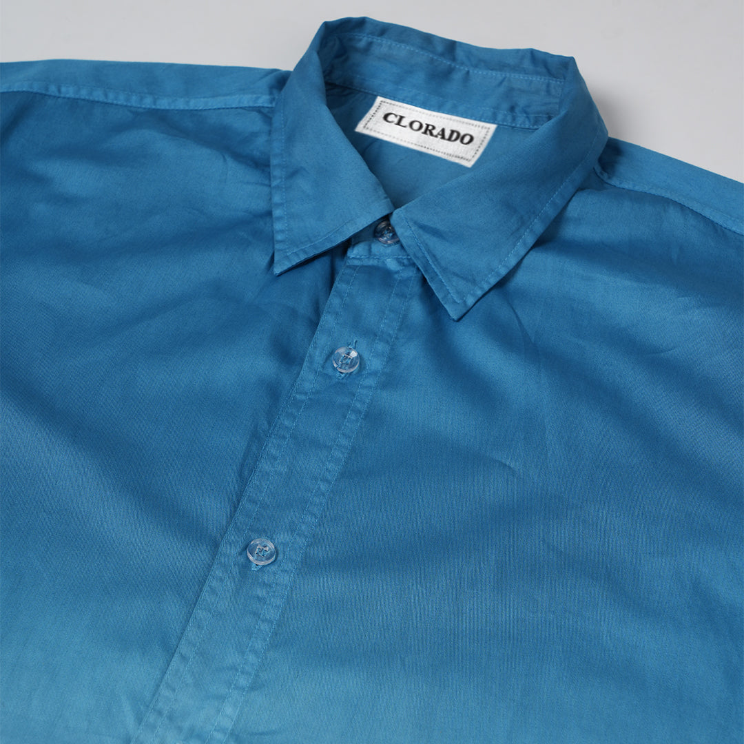 Blue Ombre Relax Fit Shirt