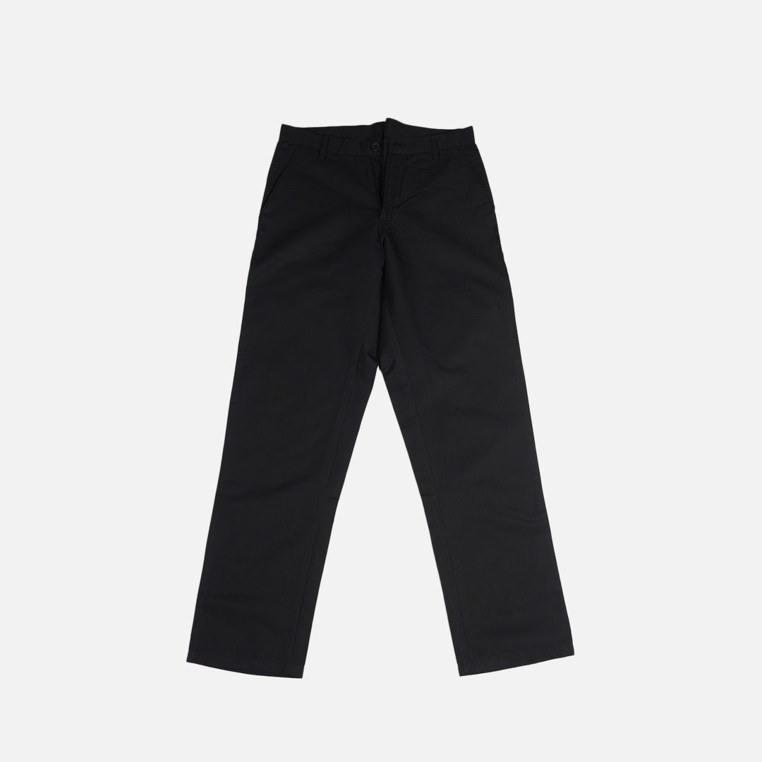 Cotton Linen Black Baggy Pant