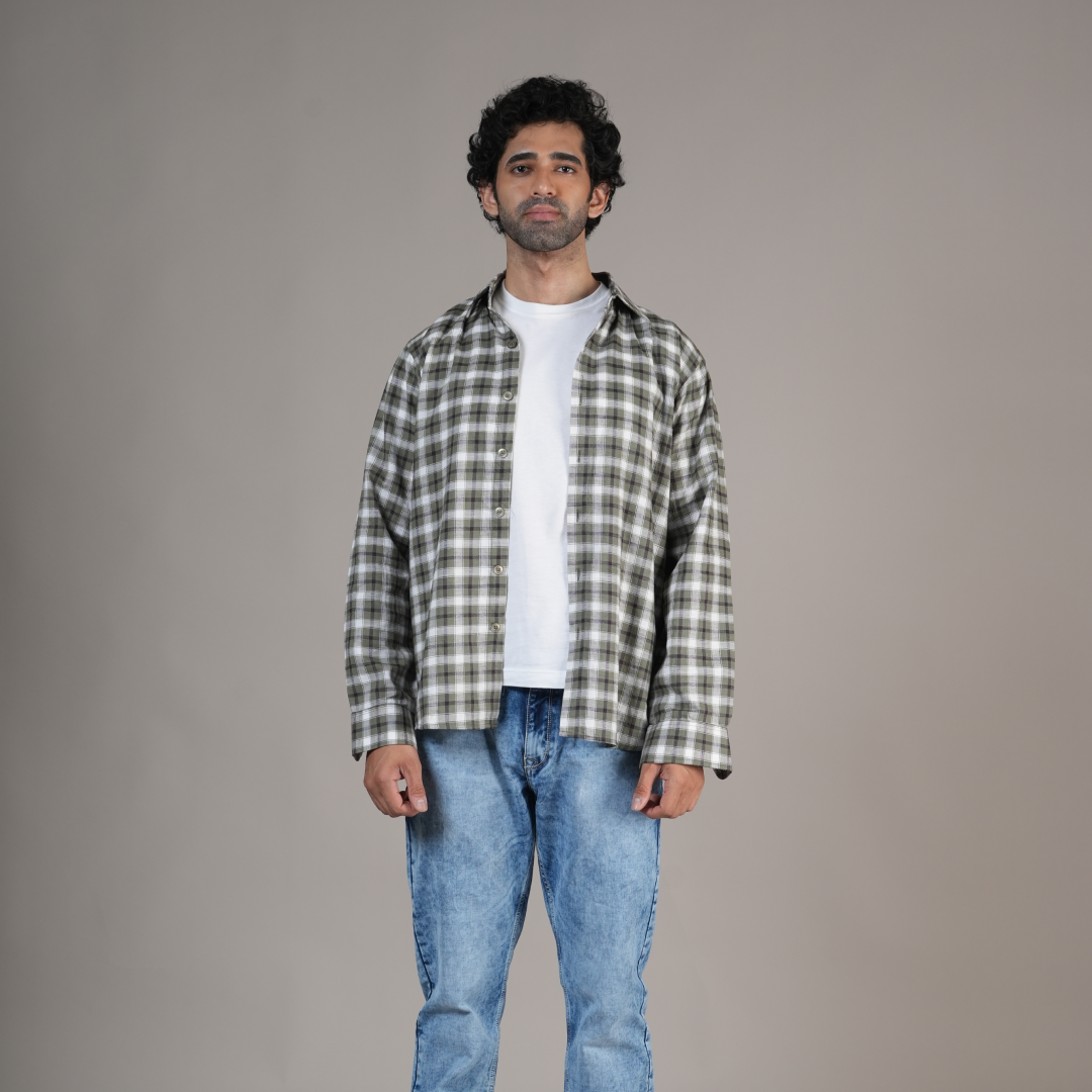 Green Plaid Shirt