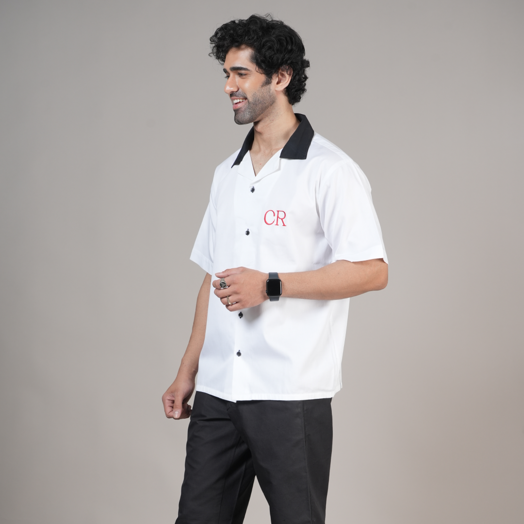 CR White Shirt, Embroidery