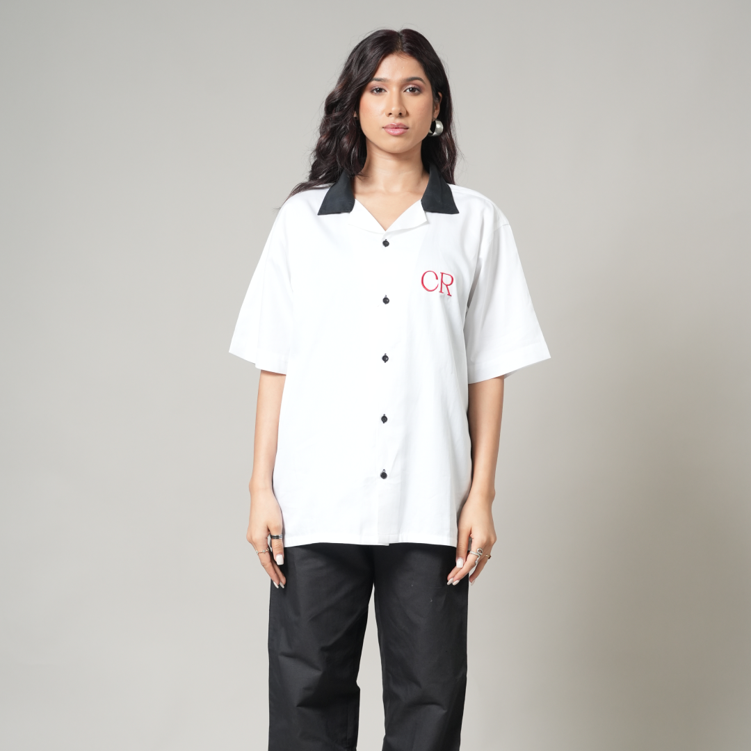 CR White Shirt, Embroidery