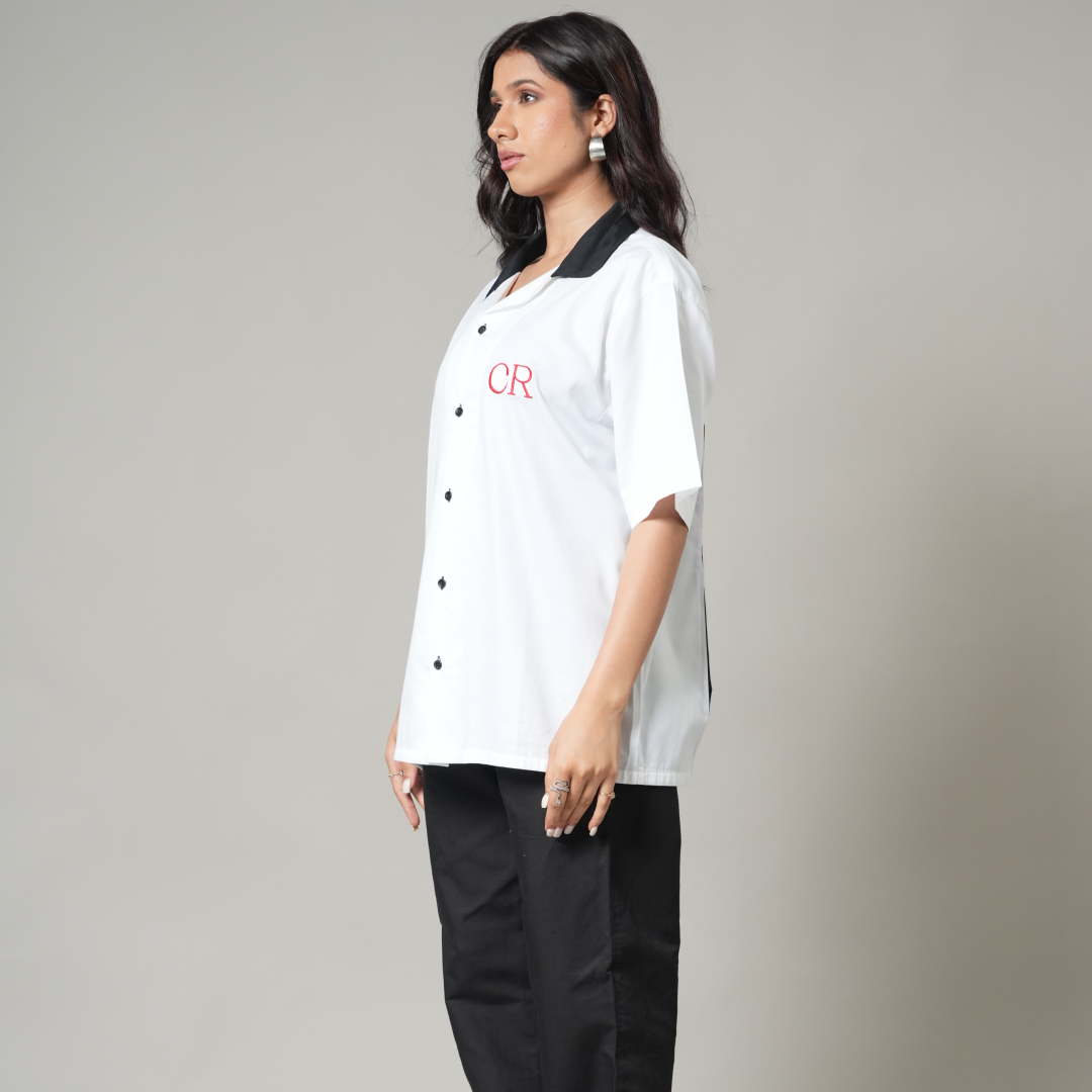 CR White Shirt, Embroidery
