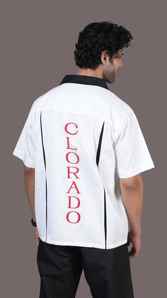 CR White Shirt, Embroidery